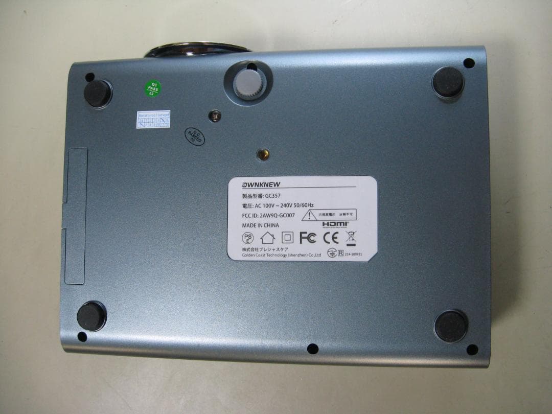 OWNKNEW GC357新型 プロジェクター