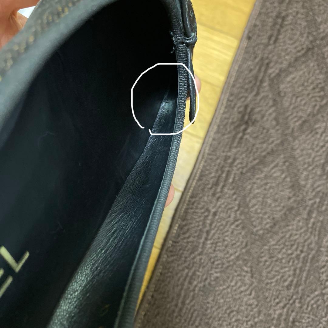 CHANEL ブラック バレエシューズ