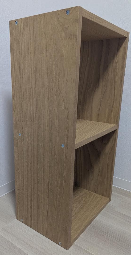 無印良品 スタッキングシェルフ・2段・オーク材