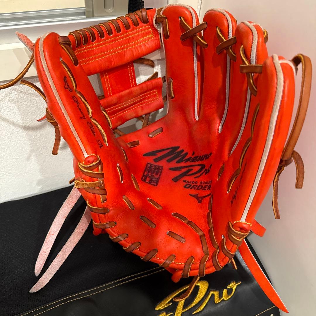 ミズノプロ 軟式グラブ 坂本型 岸本耕作さん