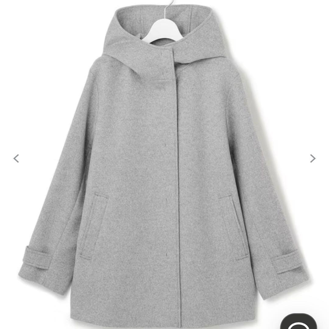 23区ウールカシミヤビーバー フード付き ショートコート