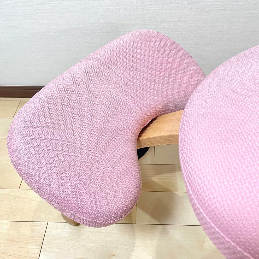 バランスラボ バランスチェア バランスイージー 桜 ピンク 中古品 カバー付き