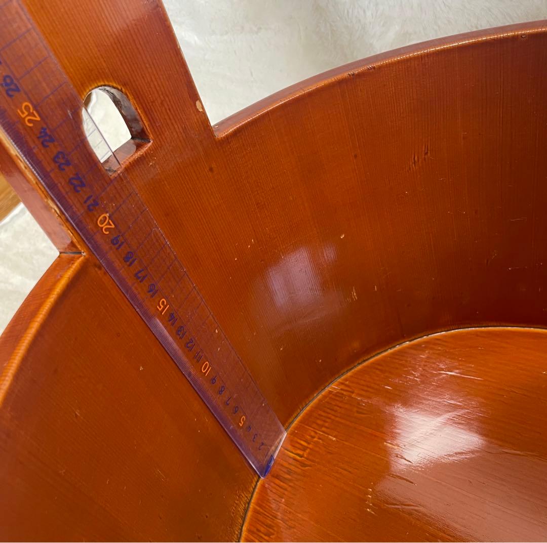 【昭和初期】　希少　飛騨春慶塗　おひつ　大型　漆器古道具　アンティーク