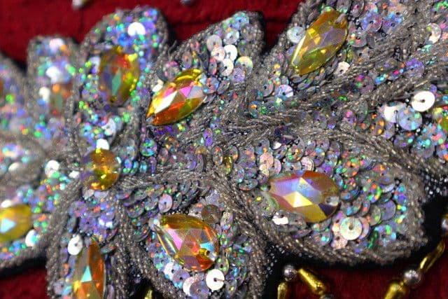 ベリーダンス衣装 シルバー系ブラベルトセット 小胸さん向き