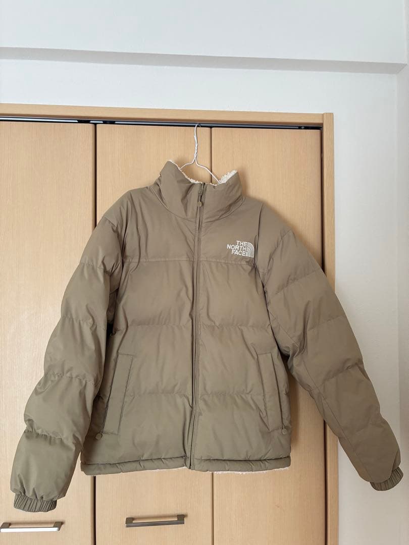 ノースフェイス ビーベターオンボールリバーシブルフリースジャケット M