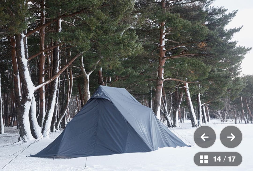 tent-Mark design BLACK SUMMIT GG8 タープテント