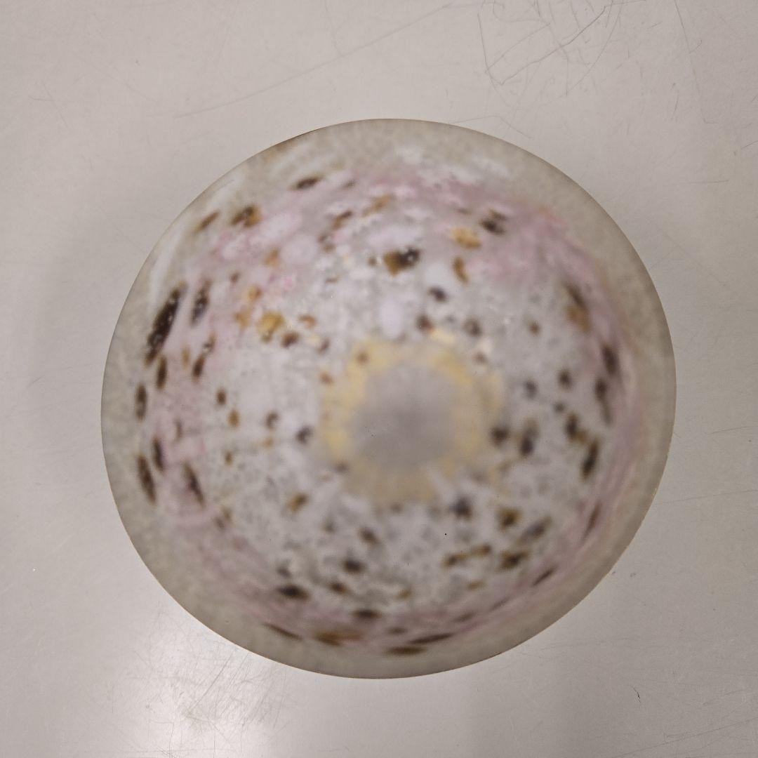 ガラス　抹茶碗　夏茶碗　一品作