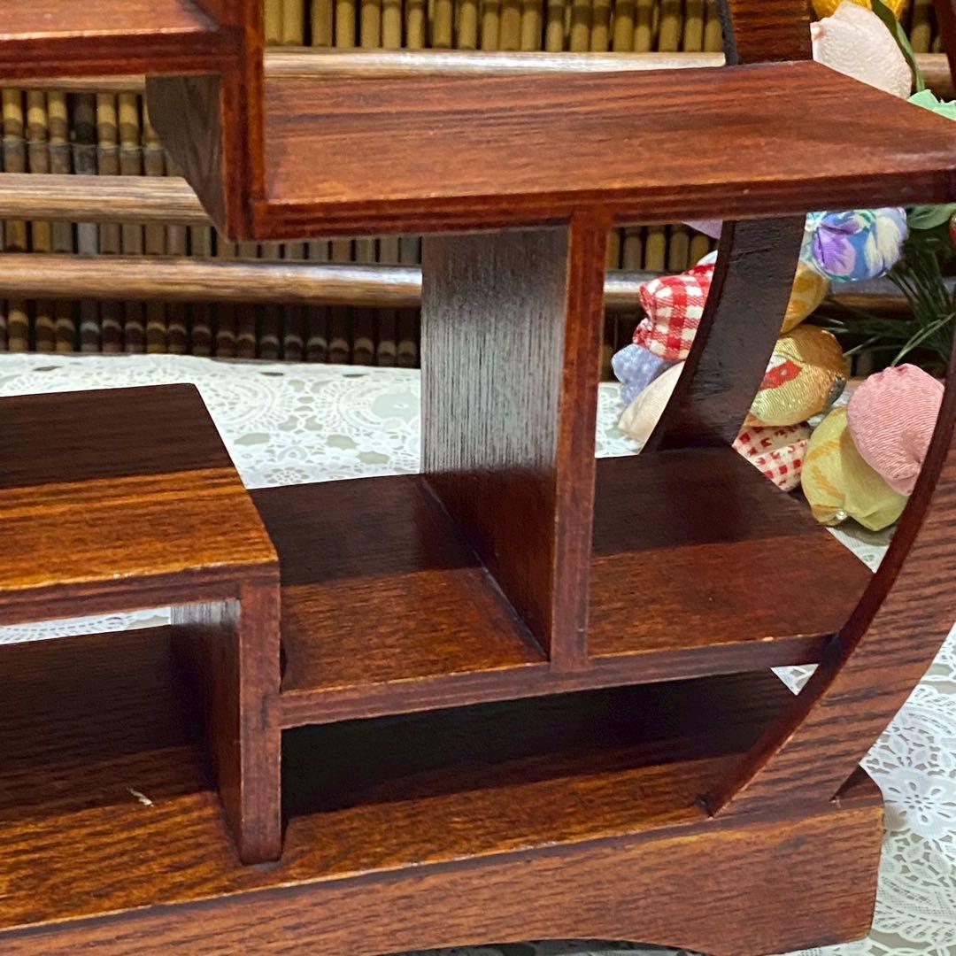 ミニ 盆栽卓 棚 飾り棚 香炉台 茶器棚 インテリア