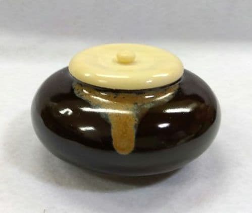 月末迄特価 茶道具 茶入 内海茶入 長緒茶入 仕服 二重蔓牡丹唐草金襴 正絹