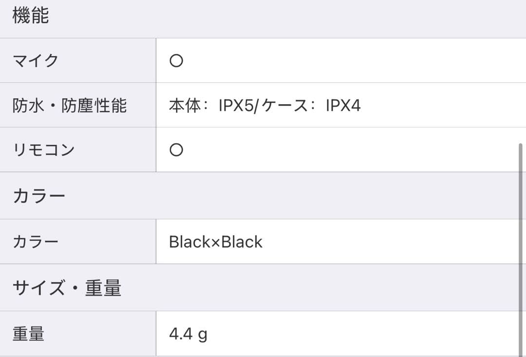 sound earcuffs AM-TW02COM [Black×Black]