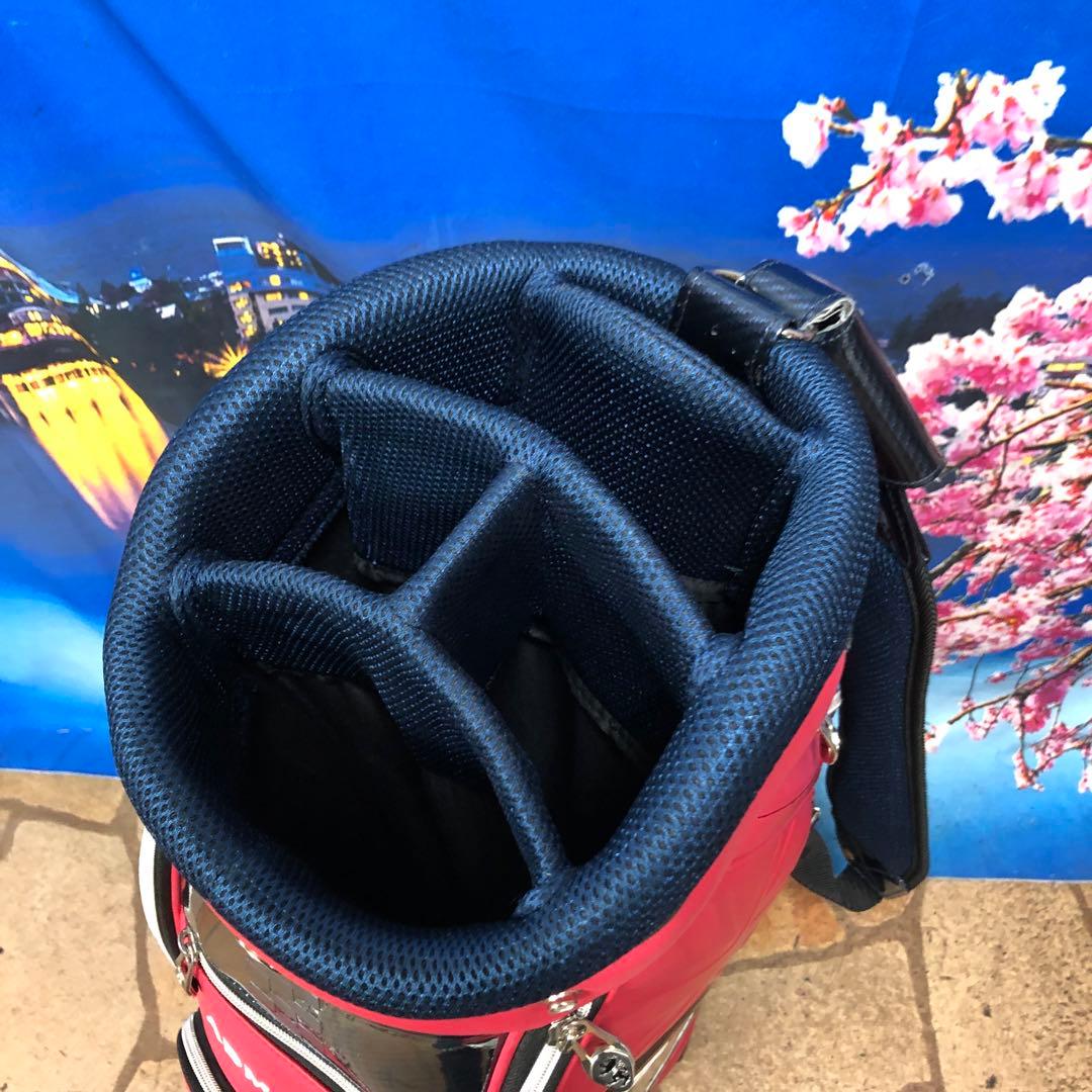 寶BV-1122 アドミラル ADMIRAL キャディバッグ レッド カート式