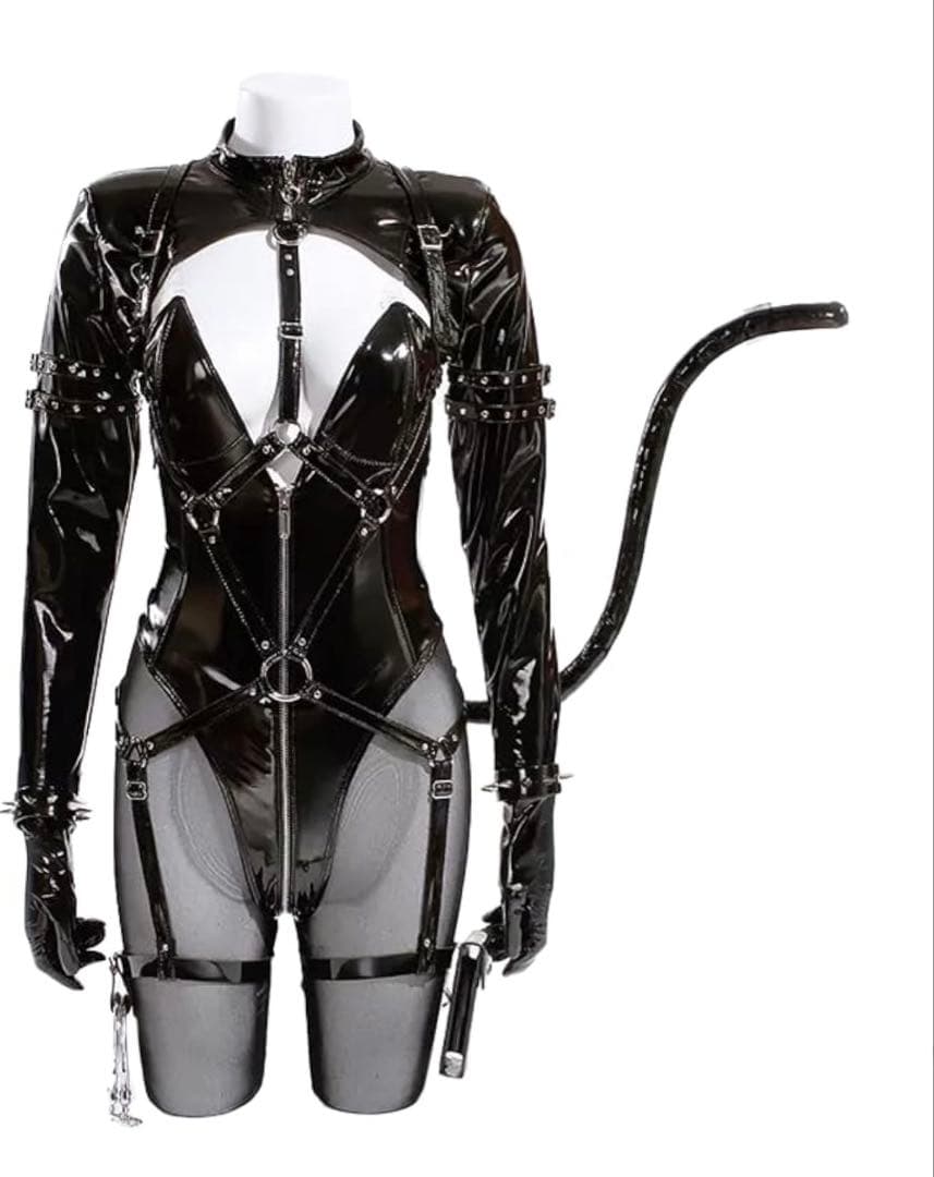 歪萌舎 ブルーアーカイブ　調月リオ キャットウーマンブ　コスプレ衣装　Mサイズ