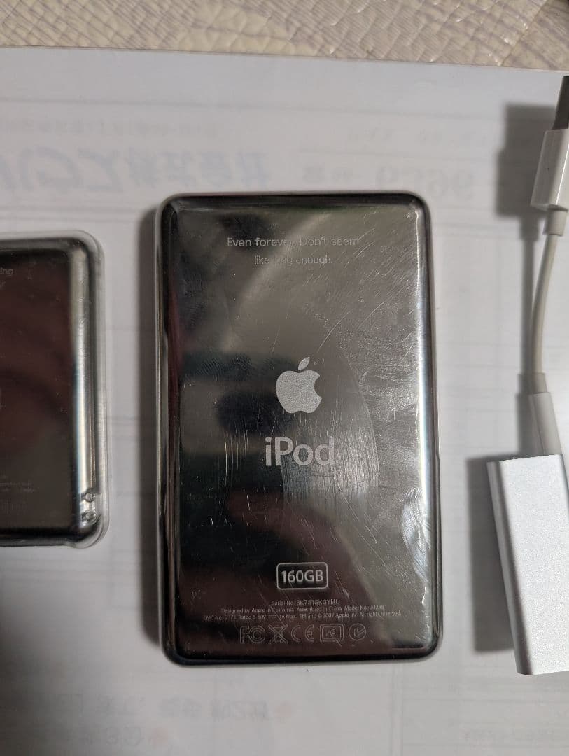 ジャンク品iPod Classic 160GB 　おまけ付き