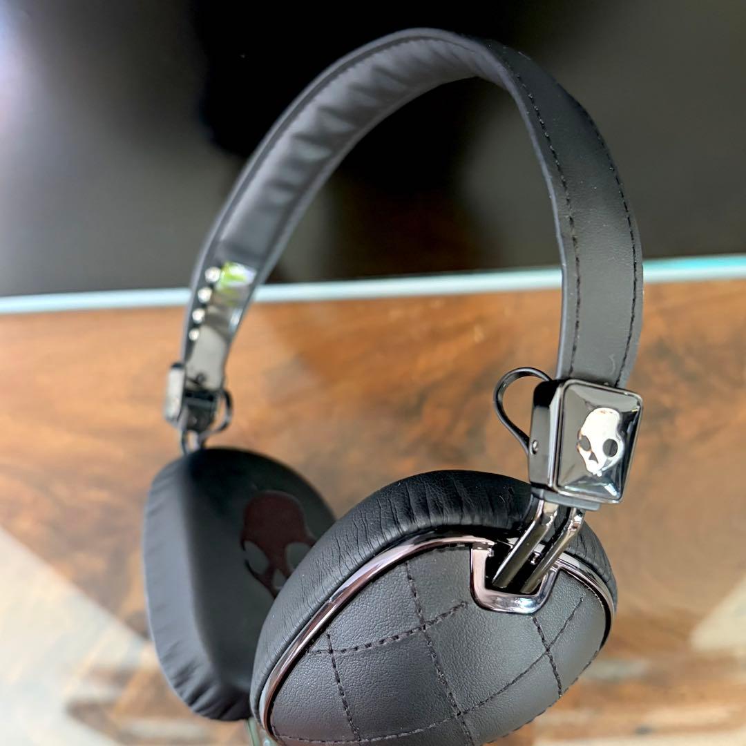 Skullcandy Knockout 有線ヘッドホン　リモコン付 Black