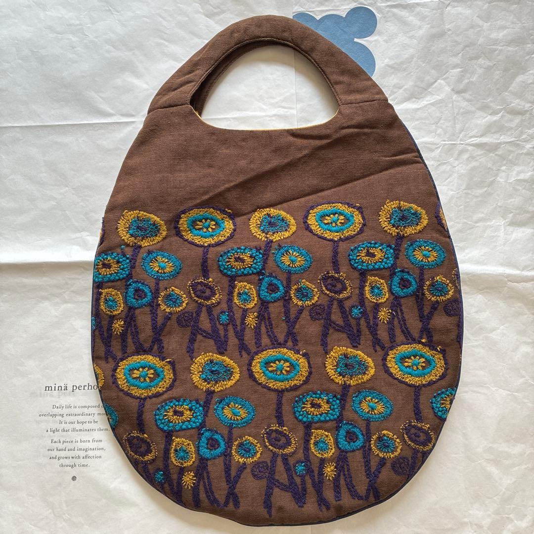 ミナペルホネン エッグバッグ　path オーダー品　レア！