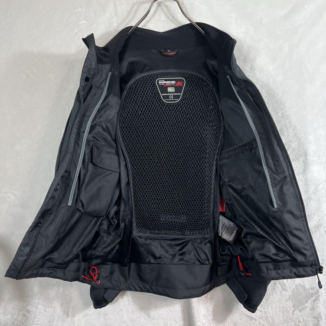 春之助KOMINE コミネ 背中 胸 肘 プロテクター付 インナーダウン付