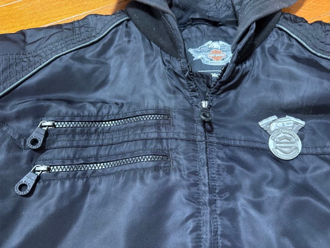 カモメ ハーレーダビッドソン ライダーズナイロンジャケット