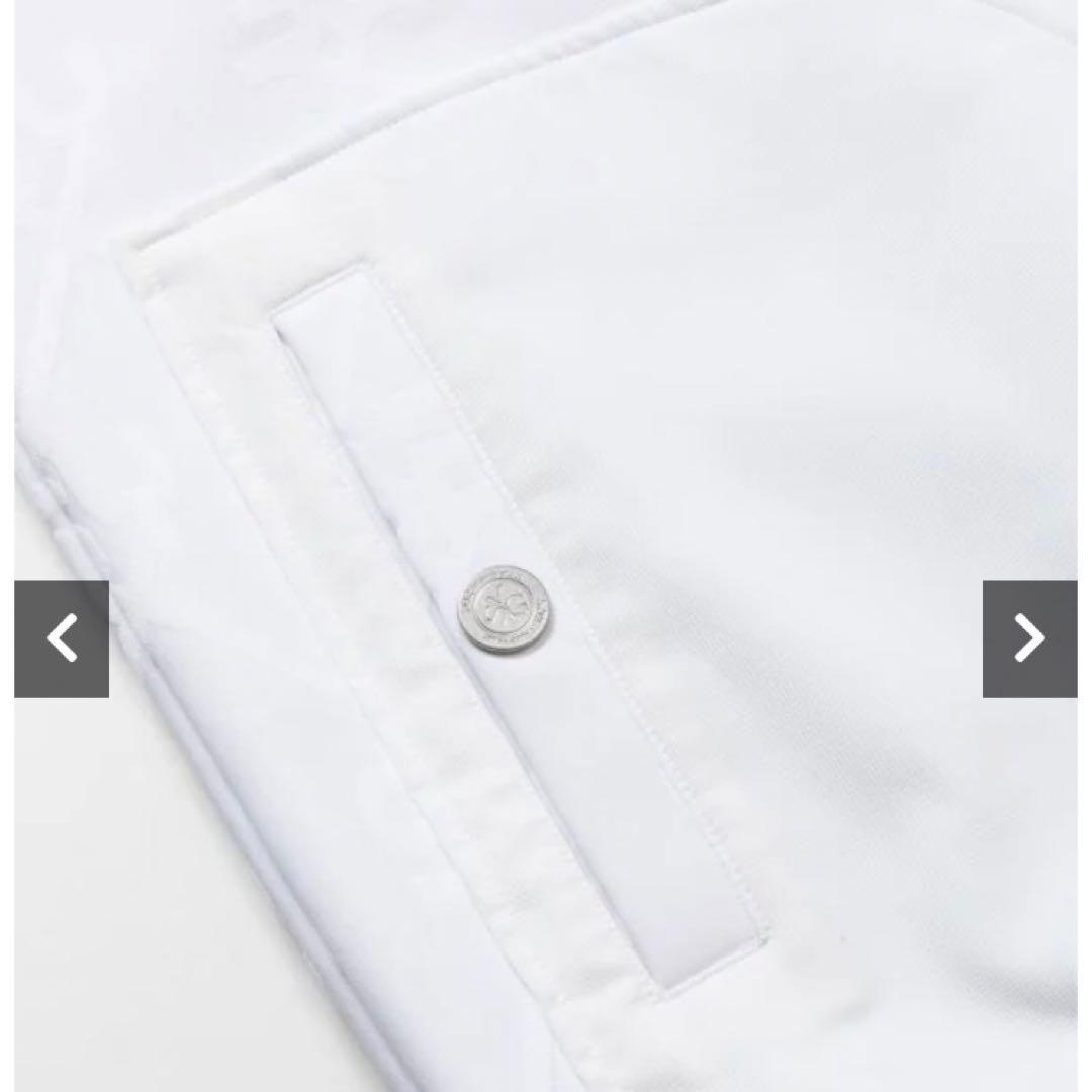 SY32白　サイズXL BONDING JAQUARD CREW NECK