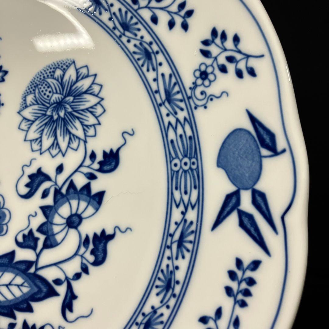 フッチェンロイター ブルーオニオン 大皿 ディナープレート 6客 美品