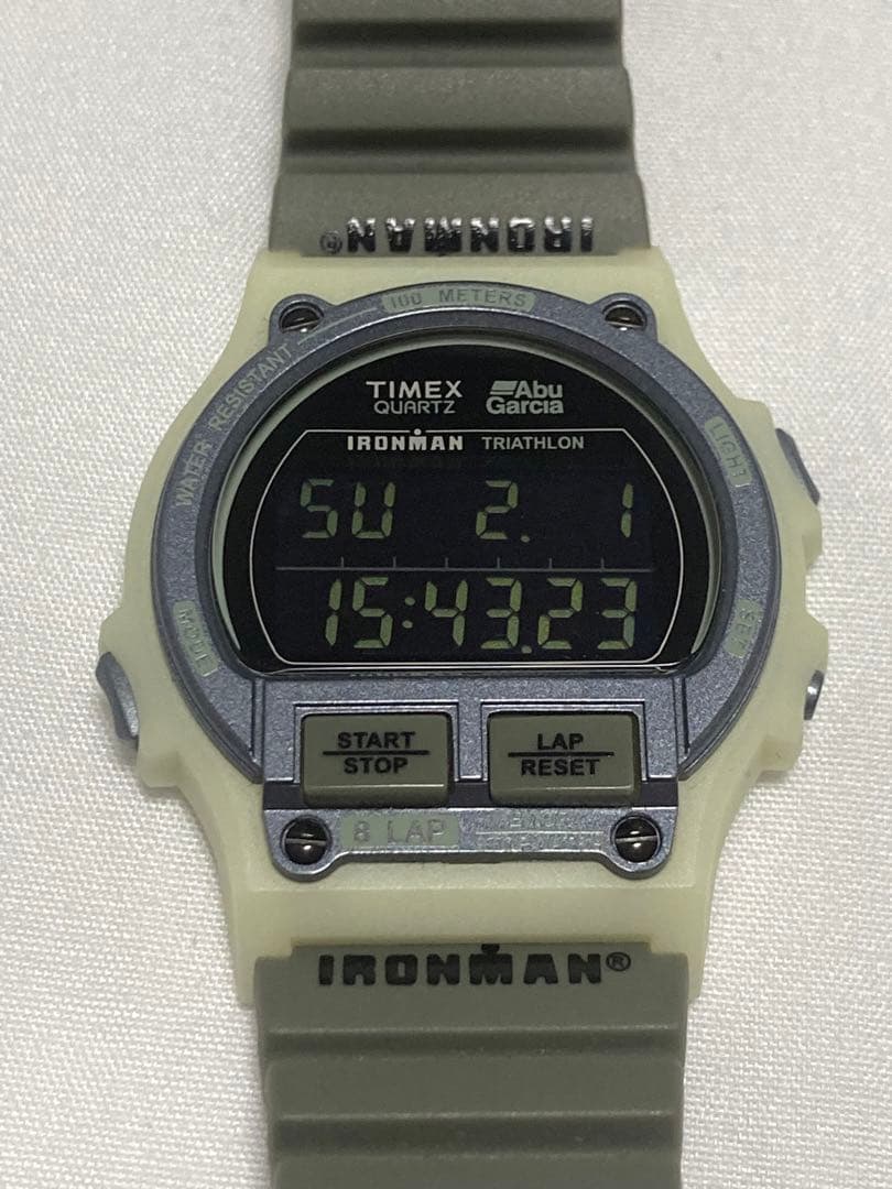 美品　ABU GARCIA x TIMEX Ironman 8lap 腕時計
