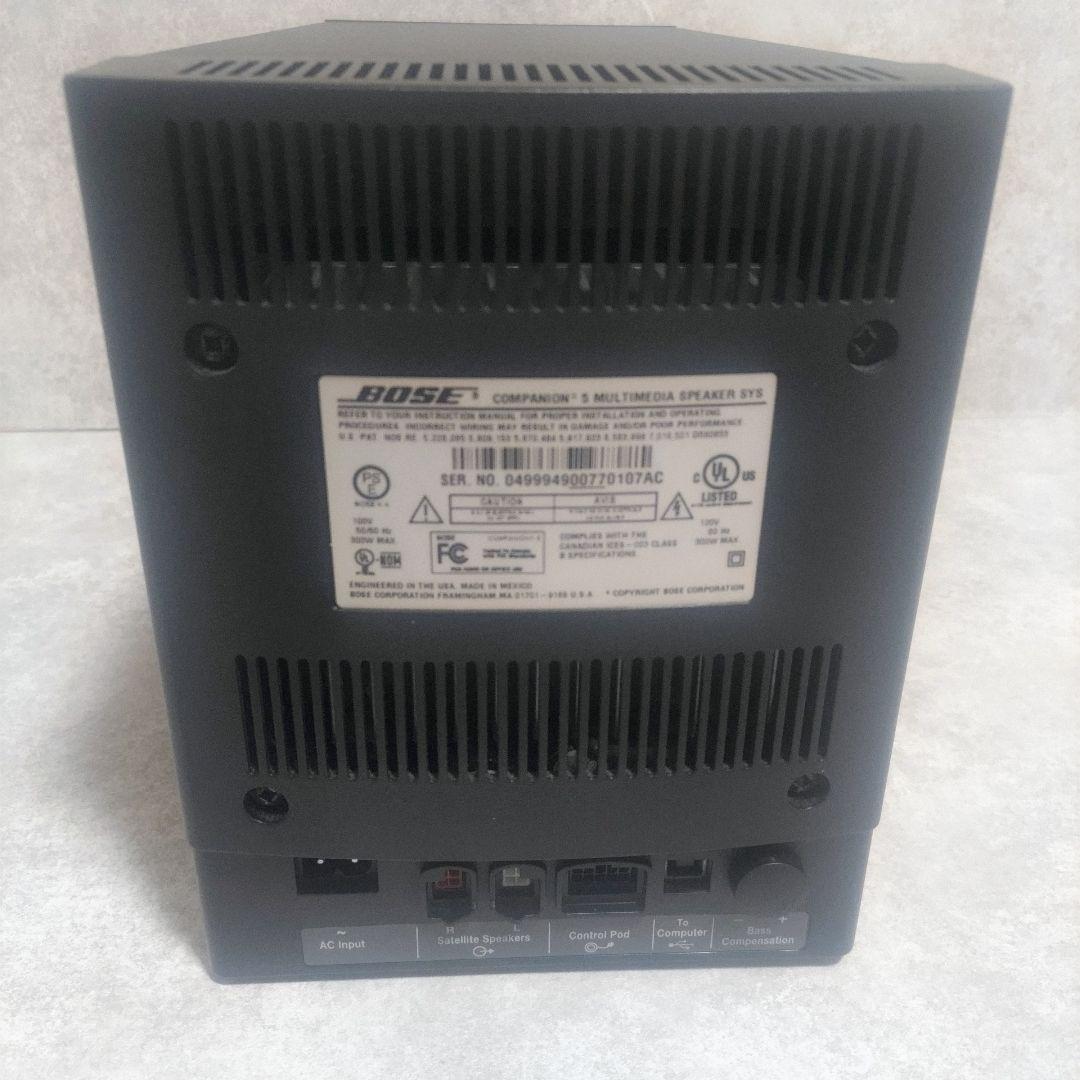BOSE Companion5 マルチメディア　スピーカー　システム　美品