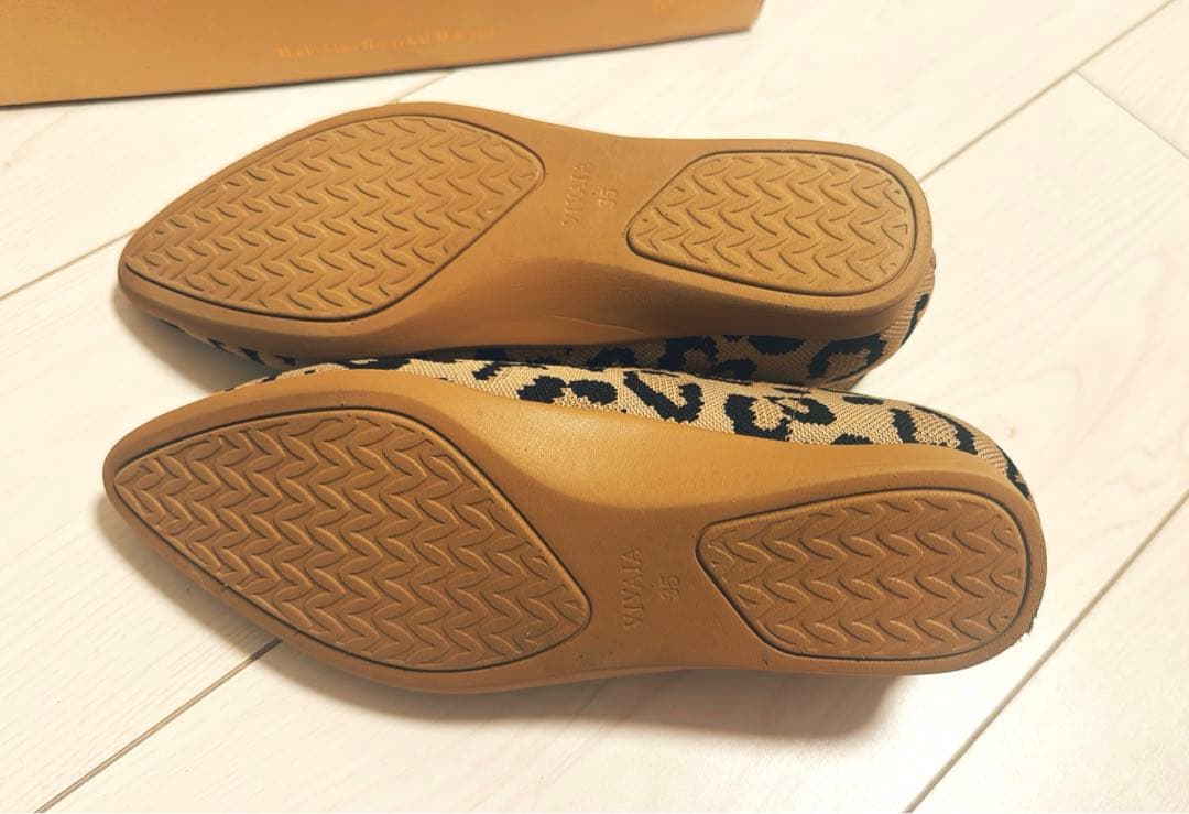 VIVAIA ビバイア フラットシューズ 35 22cm レオパード