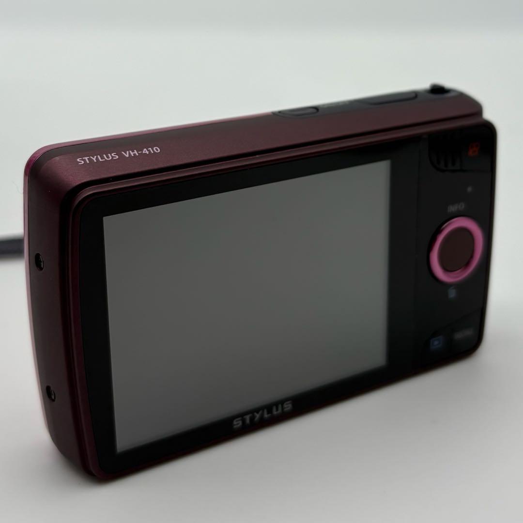 【美品】OLYMPUS オリンパス VH-410 ピンク コンデジ 動作確認済み