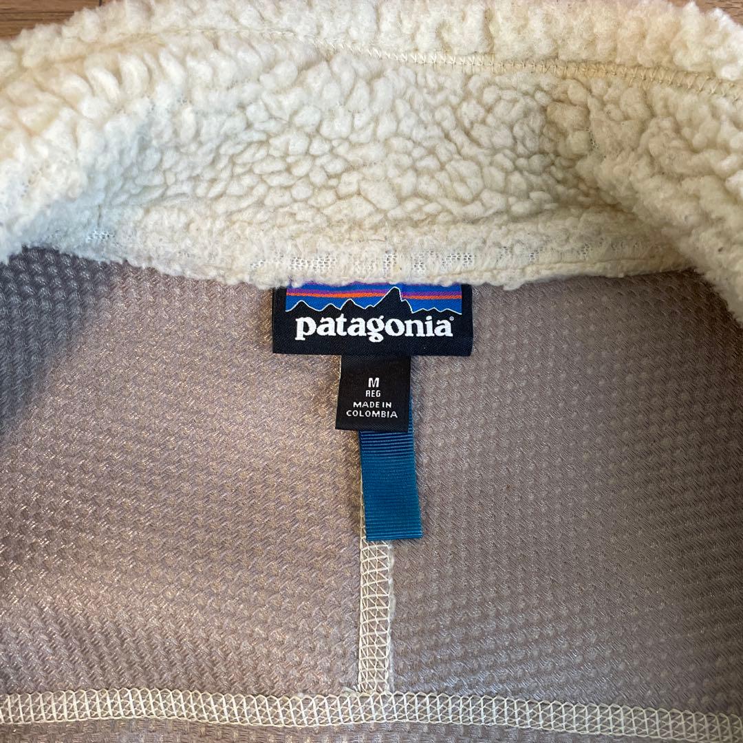 patagonia レトロXベスト アイボリーM