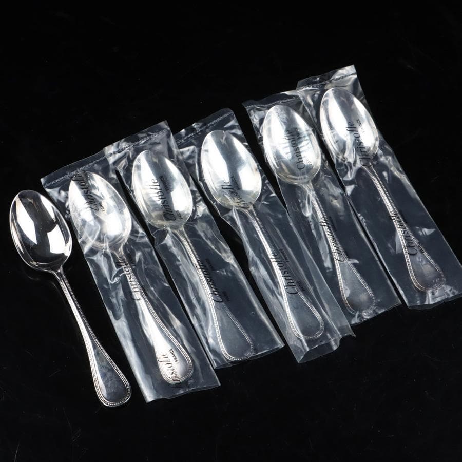 Y2798-6 クリストフル パール ティースプーン 6本セット