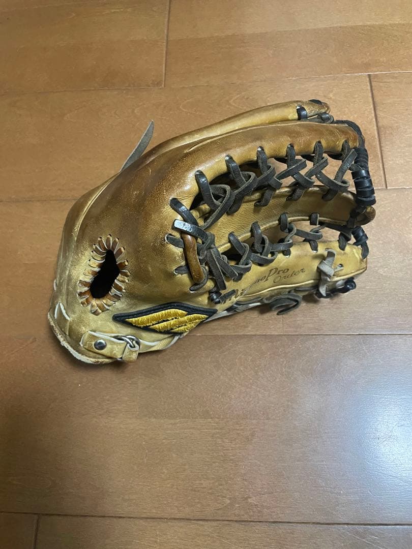 た*ん様 MizunoPro 硬式グローブ ブラウン 専用袋付き