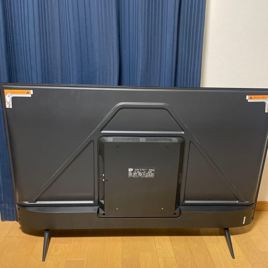 【最終値下げ】TCL 50型スマート液晶テレビ 4K 50P615 2022年製