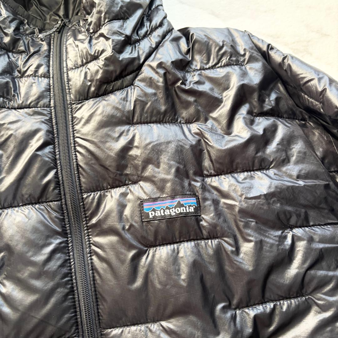 美品 パタゴニア マイクロパフフーディ プリマフィル ブラック XL
