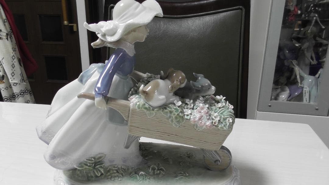 LLADRO　リヤドロ　【乗せてあげるよ】６　リアドロ　インテリア　Ｌ529