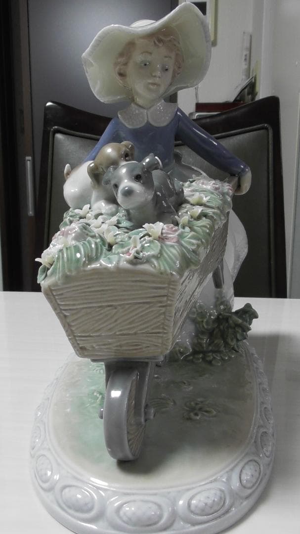 LLADRO　リヤドロ　【乗せてあげるよ】６　リアドロ　インテリア　Ｌ529