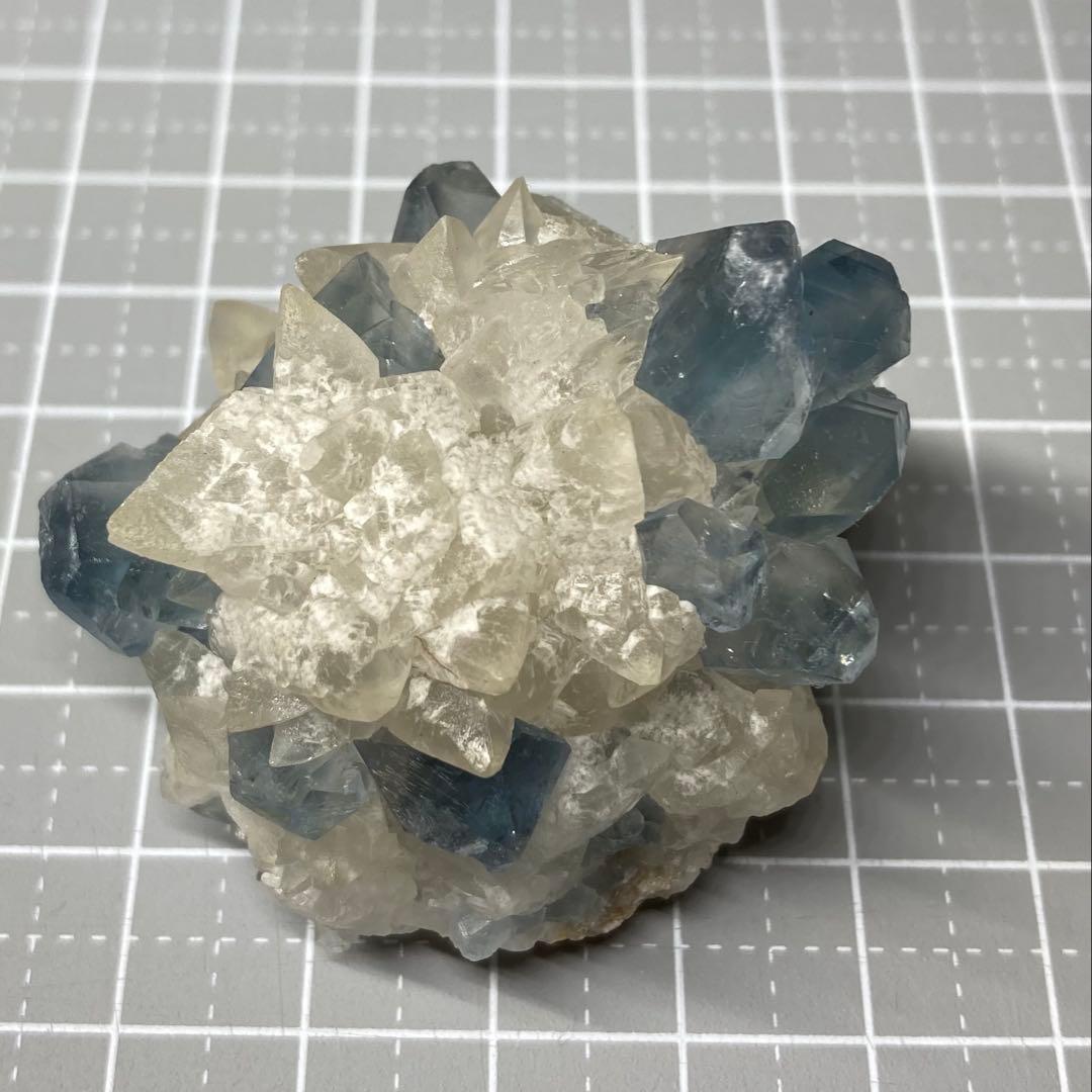 カルサイト　セレスタイン　共生鉱　アフガニスタン　62.5g セレスタイト