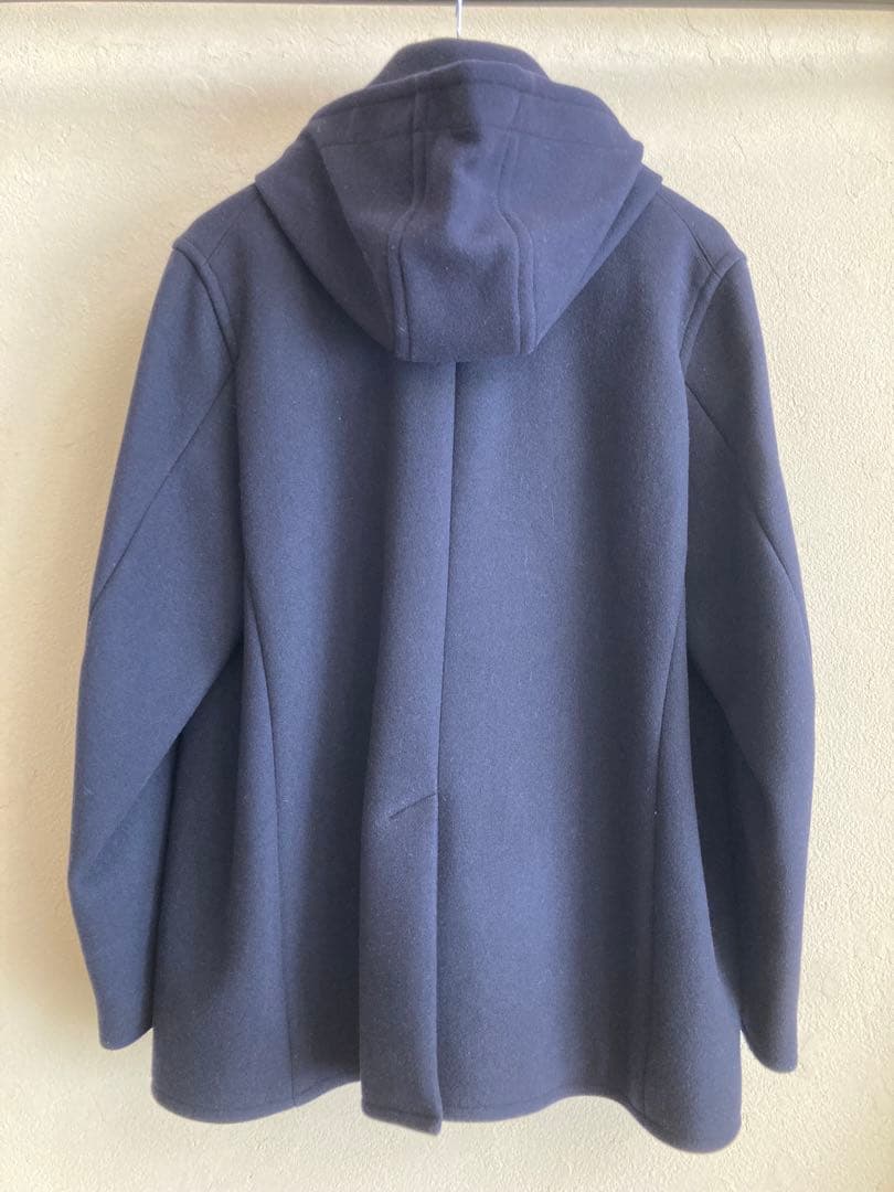 [美品]オーシバルネイビー フード付き ピーコートサイズ5(XL)