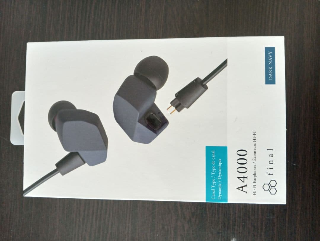 final A4000 有線イヤホン ダークネイビー