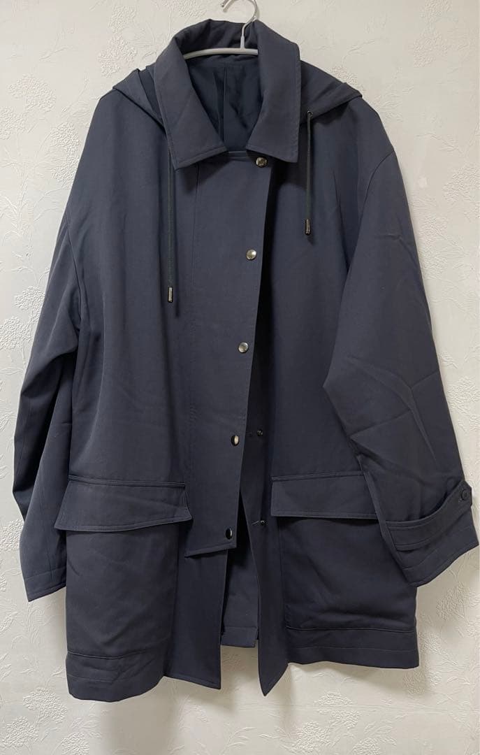 KENZO ケンゾー　ウール　オーバーサイズ　ミドルコート モッズコート