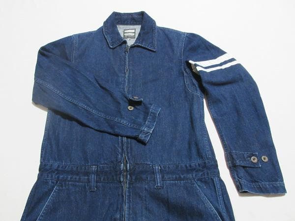 MOMOTARO桃太郎ジーンズ濃紺デニムツナギつなぎオールインワンオーバーオール