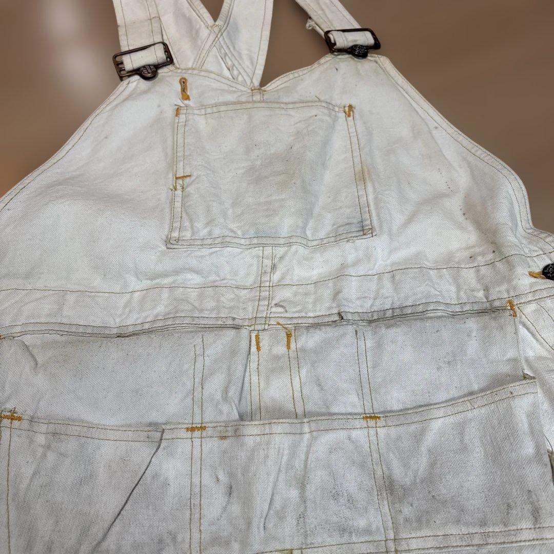 【40s⭕️】 CANT BUSTEM オーバーオール　エプロン　ダブルニー