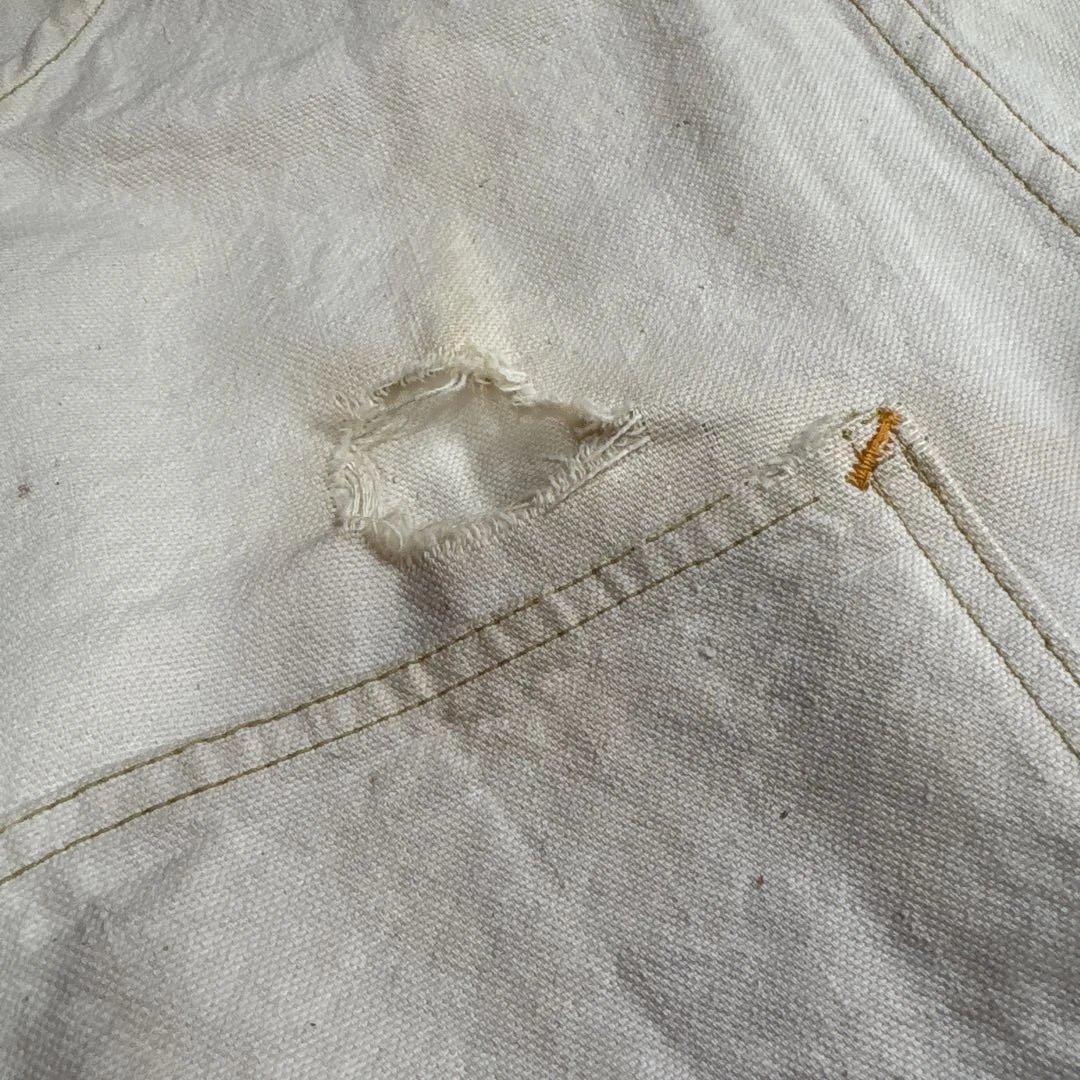 【40s⭕️】 CANT BUSTEM オーバーオール　エプロン　ダブルニー