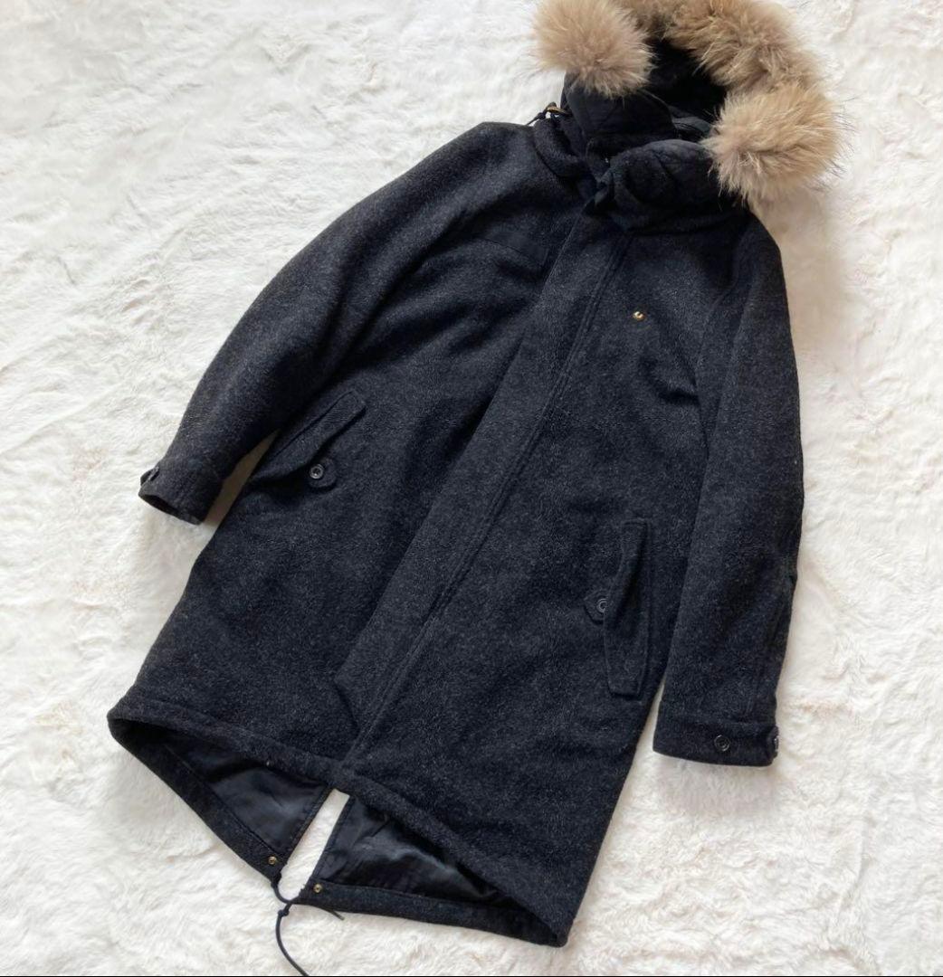 美品 ピンズ付き フレッドペリー 英国生地 Moon モッズコート