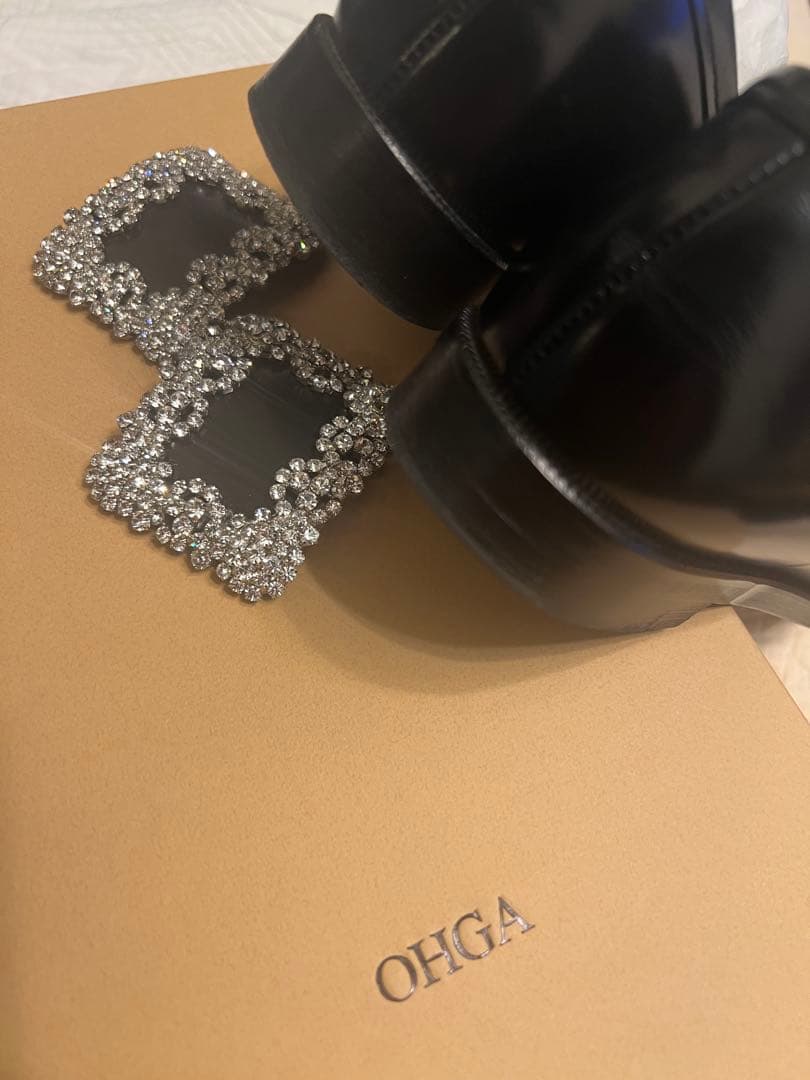 値下げ✳︎ohga オオガ　オーガ　ビジューローファー