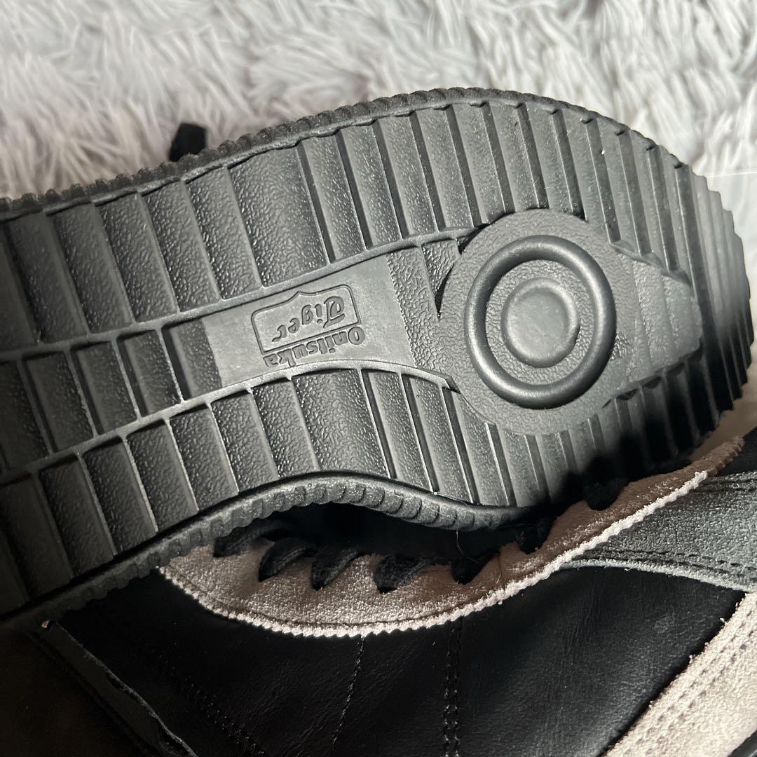 オニツカタイガー デレシティ ブーツ 22.5 黒 シューズ 厚底 靴 防寒