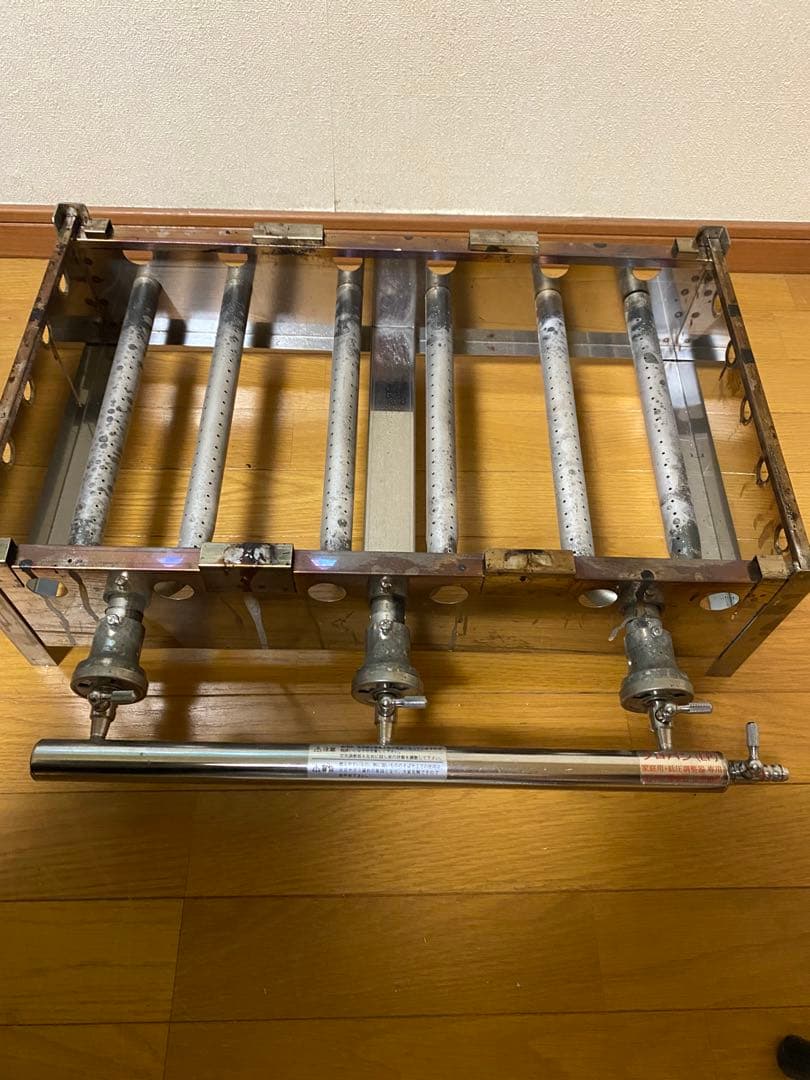 業務用たこ焼き器機18穴3連　銅板