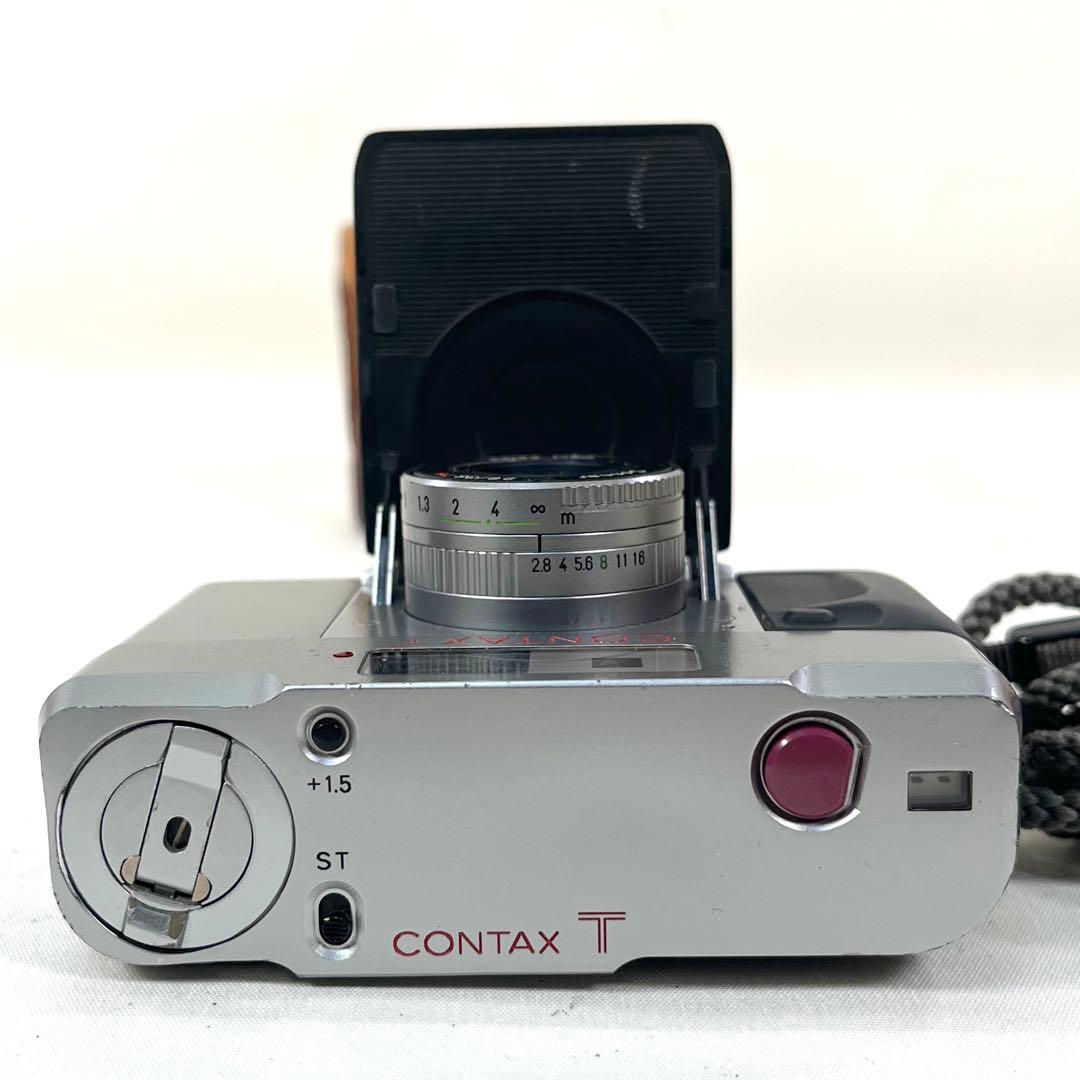 フィルムカメラ CONTAX T 初代 T14 フラッシュ 動作確認済み