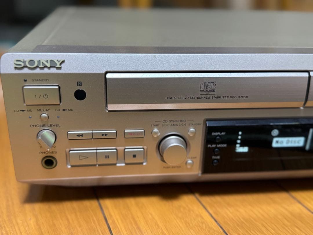 SONY MXD-D2 MDレコーダー/CDプレーヤー 一体型デッキ