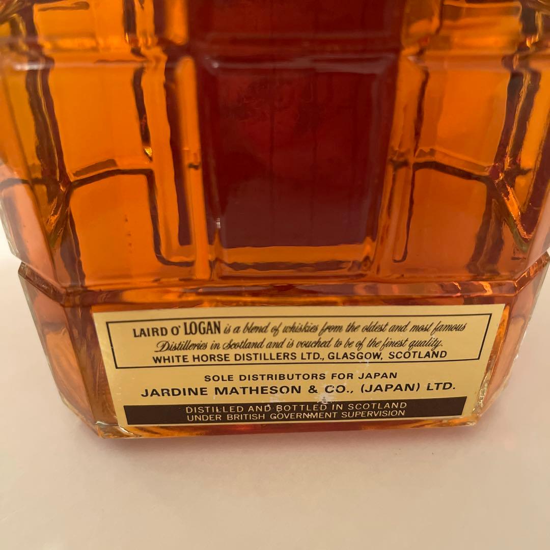 ホワイトホースの高級品　LOGAN ローガン700ml 1970年代　最後