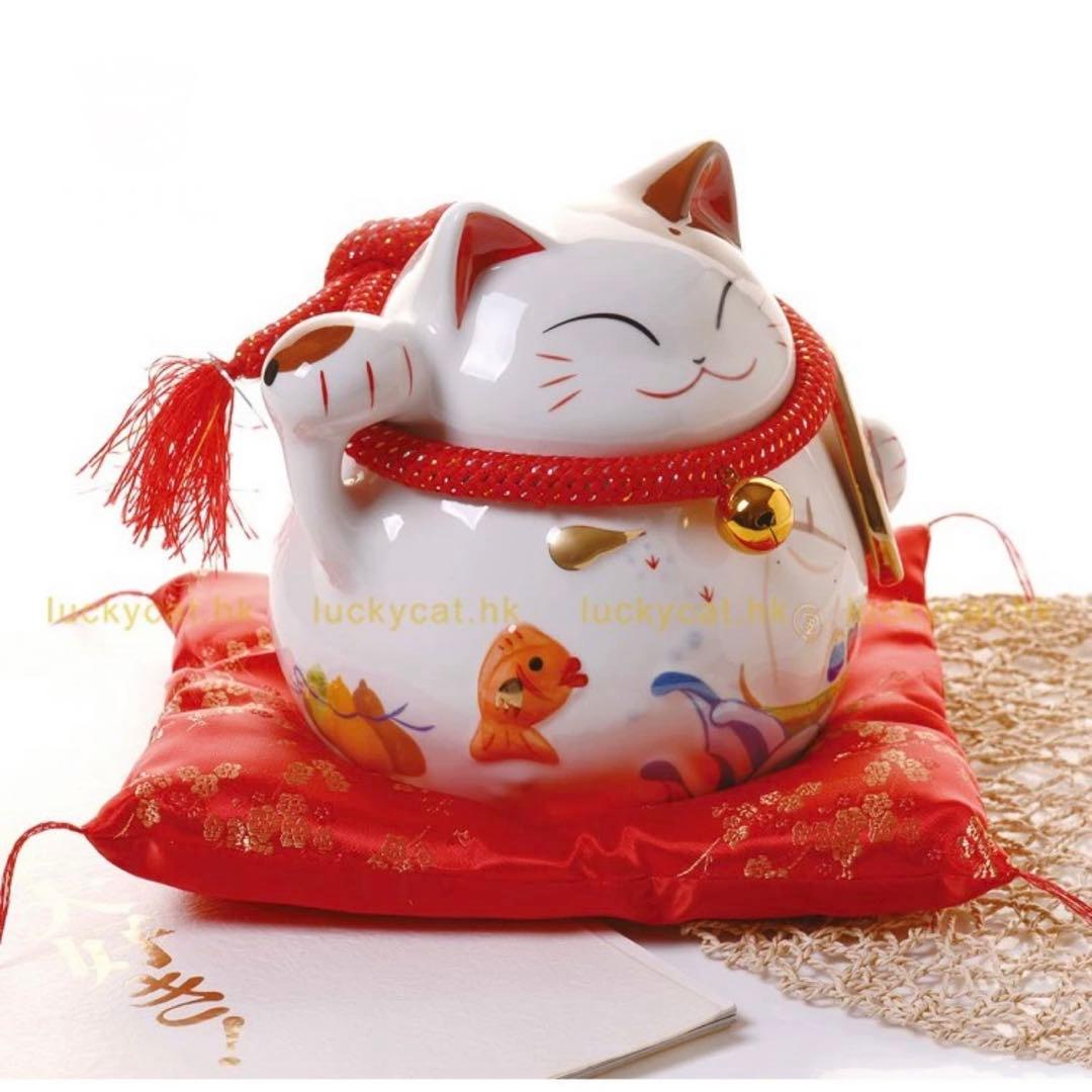 値下げ❗️招き猫　貯金箱　大きいサイズ　大　20cm