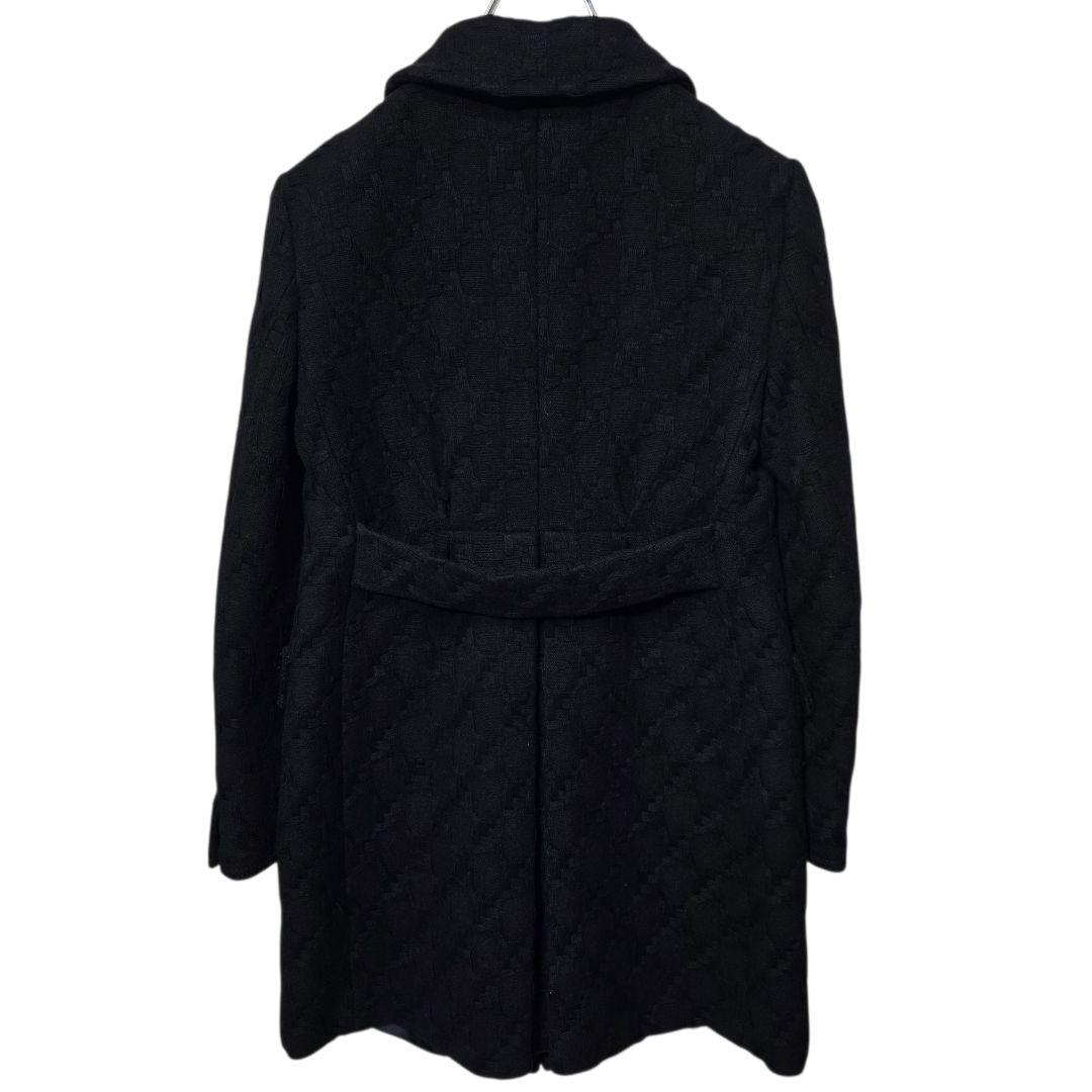 miu miu ミュウミュウ ジャガード織り ウールコート 42